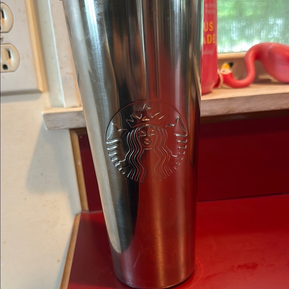 Starbucks Silver Accent Tumbler